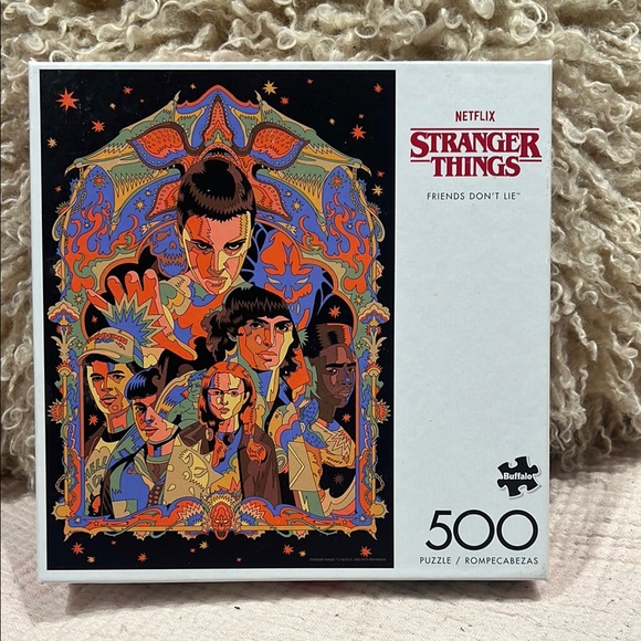 Buffalo Games | Games | Stranger Things Friends Dont Lie 50 Piece ...